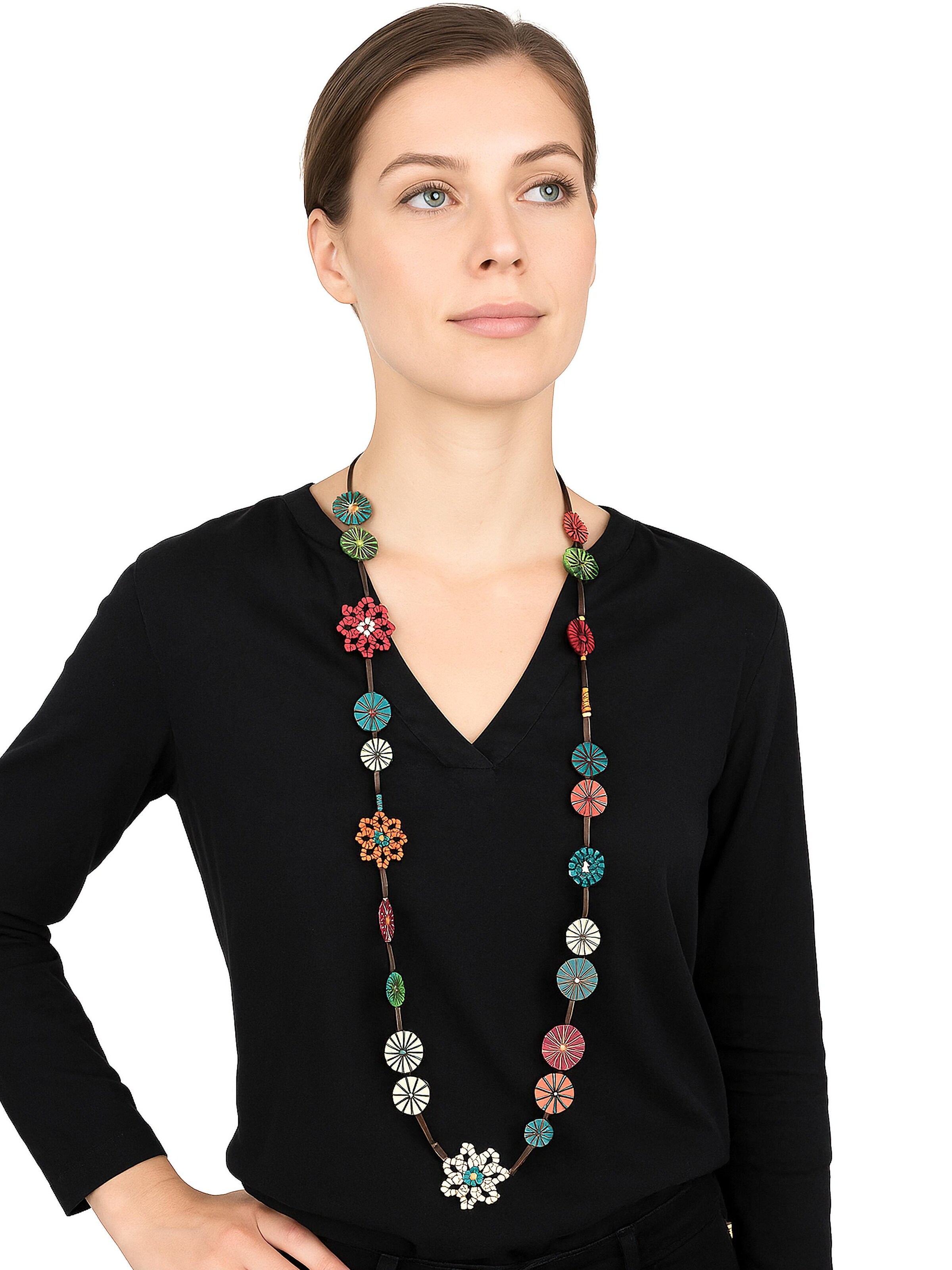 COLLEZIONE ALESSANDRO Necklace 'Esha' in Mixed colors