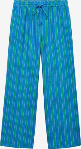 MANGO Normalny krój Spodnie 'MORAIMA' w kolorze niebieski: przód