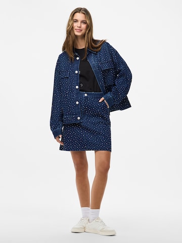 PIECES Skirt 'PCROBERTA' in Blue