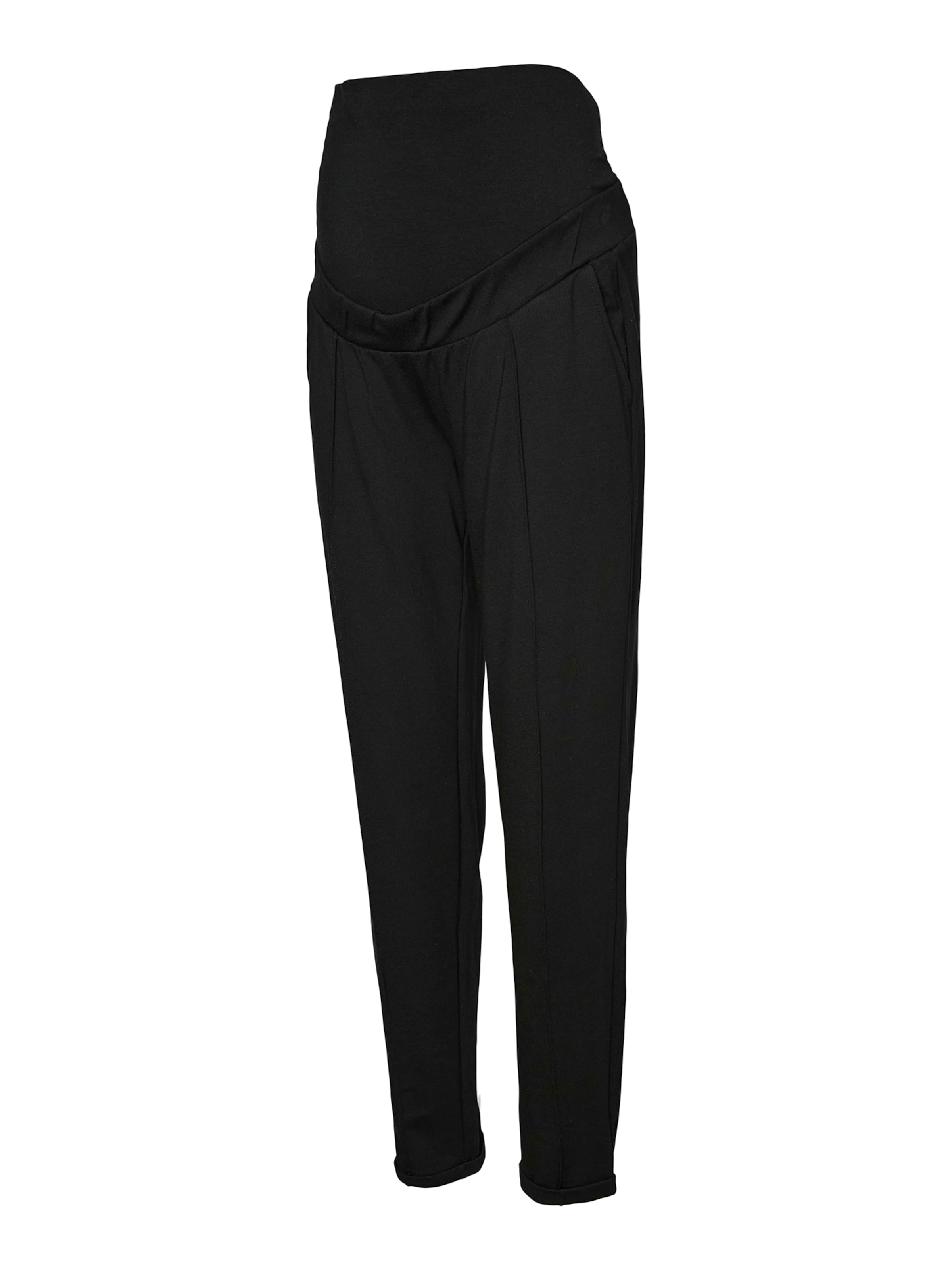 MAMALICIOUS Tapered Pants 'MLLIF' in Black: front