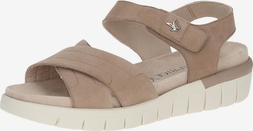 CAPRICE Sandals in Brown: front