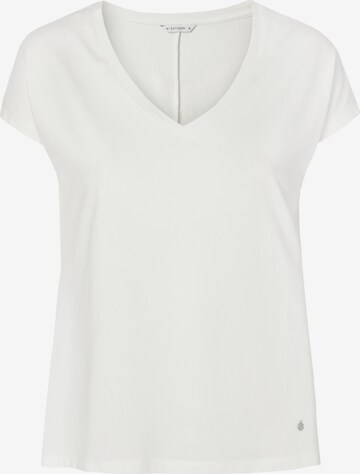 TATUUM Тениска 'SZAJNA' в бяло: отпред