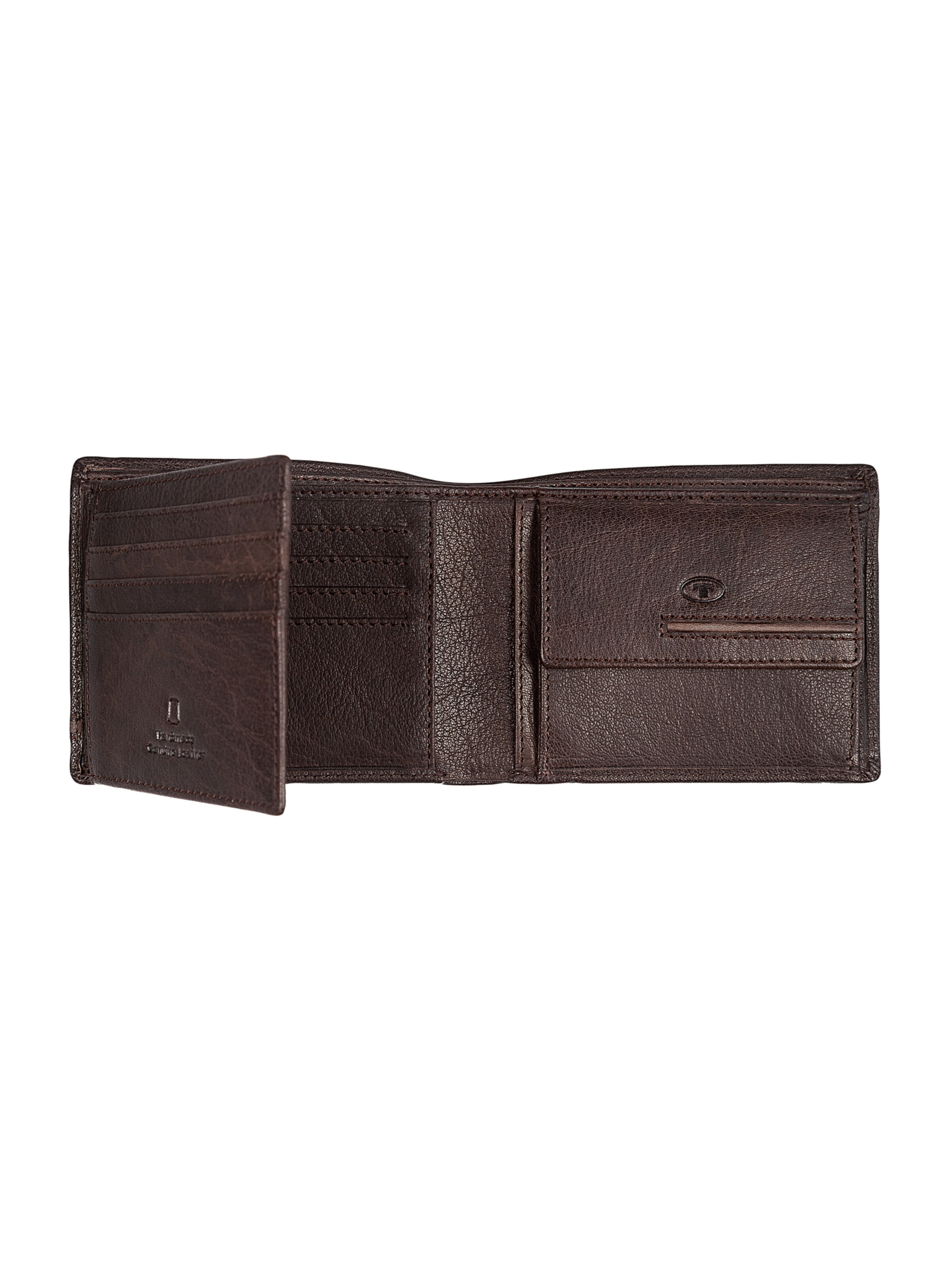TOM TAILOR Портмоне 'Devon' в Коричневый