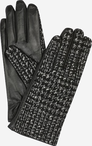Twinset Full Finger Gloves 'GUANTI' in Black: front