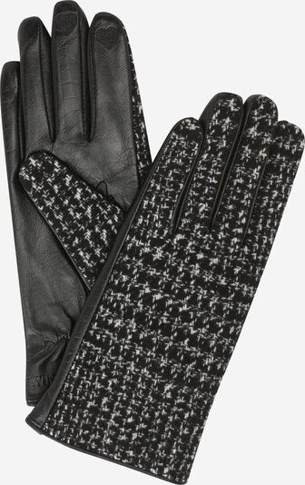 Twinset Full Finger Gloves 'GUANTI' in Black / White, Item view