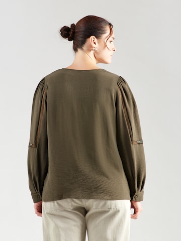 Vero Moda Curve - Blusa 'VMCalva' en verde