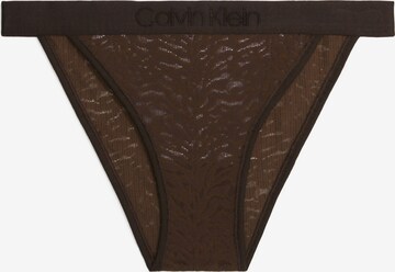 Calvin Klein Underwear Panty in Brown: front