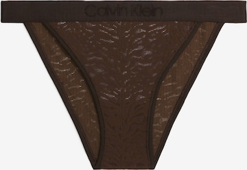 Calvin Klein Underwear Panty in Brown: front