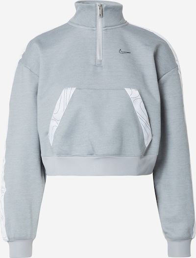 NIKE Athletic Sweatshirt in Light grey / Black / White, Item view
