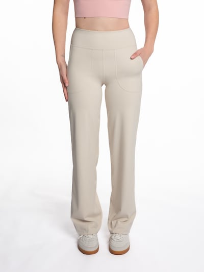 mymotus Sportbroek 'Damen Sporthose , myotus® ladies jazzpant YW101' in S/Regular in de kleur Eierschaal, Productweergave