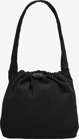 Pull&Bear Чанта за през рамо в черно: отпред