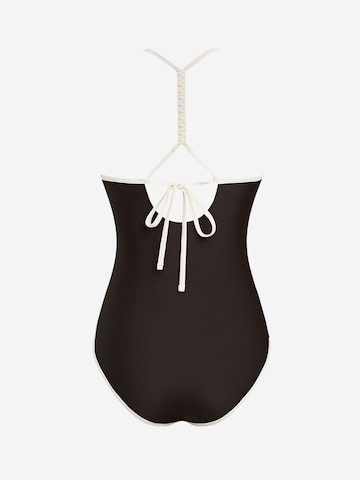 Cupshe Bustier Badeanzug 'DAA12E5C017JM'‌‌‌ in Braun