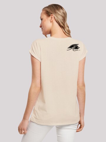 F2 Shirt 'F2 Beach Vibes Sommer Style' in Beige