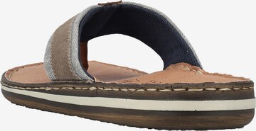 Rieker T-bar sandals in Brown