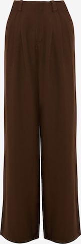 Willa Lużny krój Spodnie w kolorze brązowy: przód