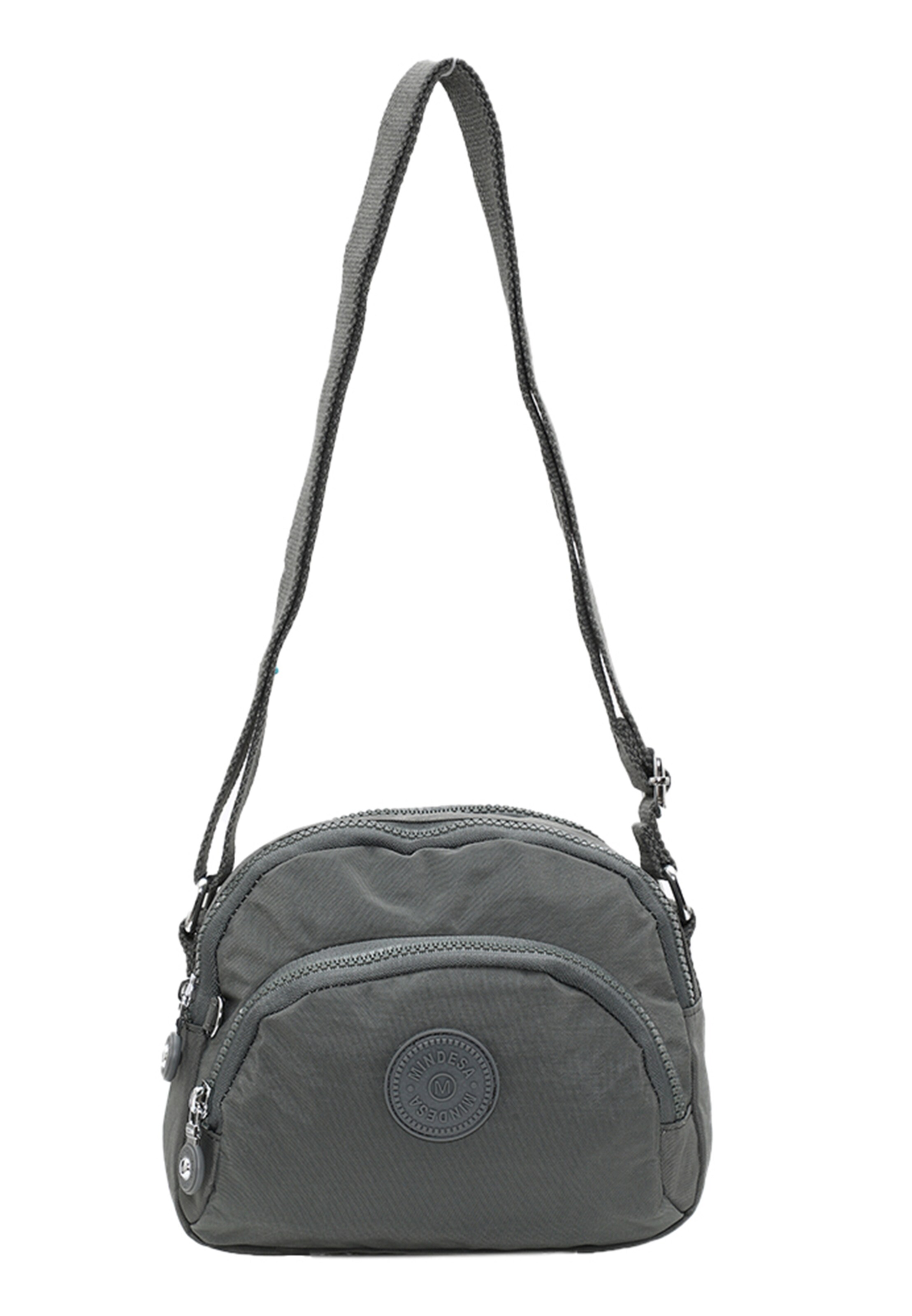 Mindesa - Mala de ombro em cinzento: frente