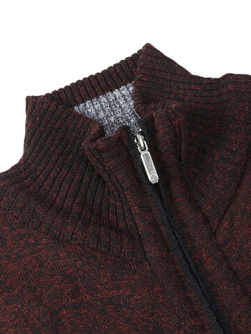 ALLTHEMEN Knit Cardigan in Red