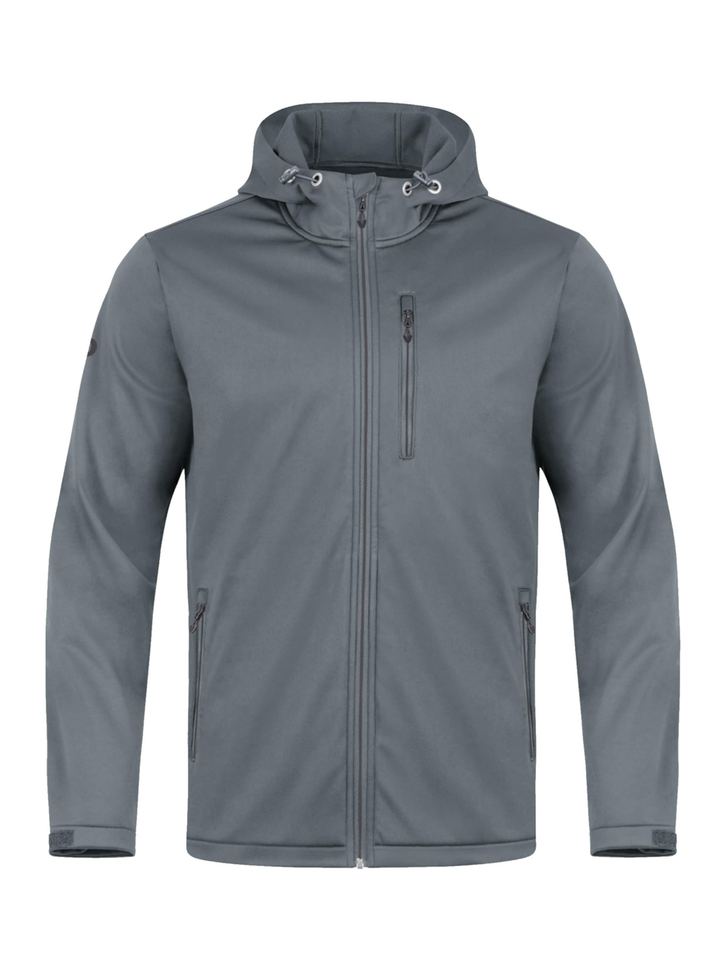JAKO Outdoorjacke in Grau: Vorderseite