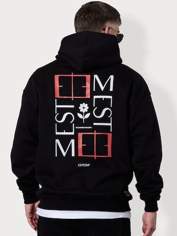 ESTEEM Sweatshirt ' Blooming Season' in Zwart