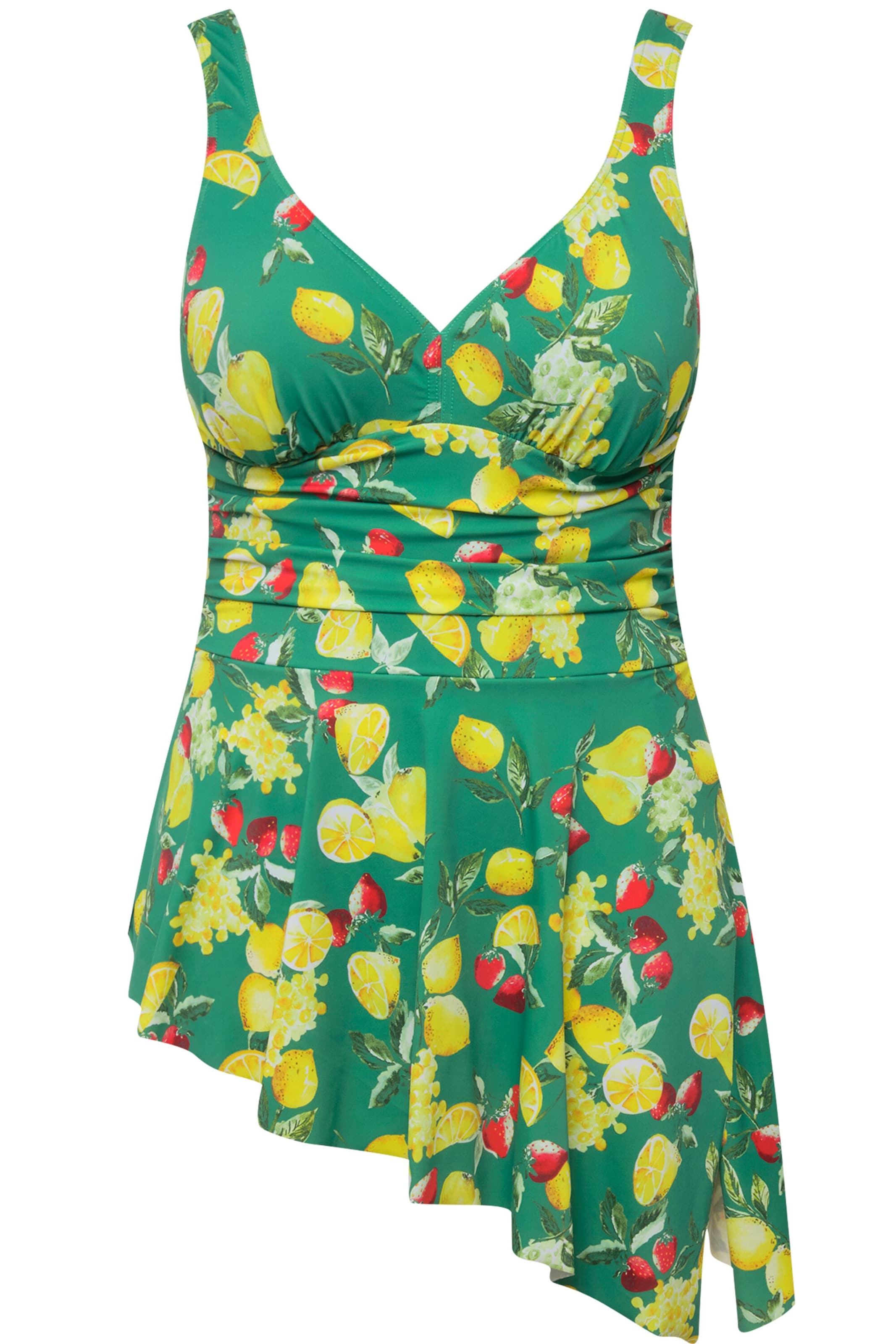 Bustier Maillot de bain Ulla Popken en vert : devant