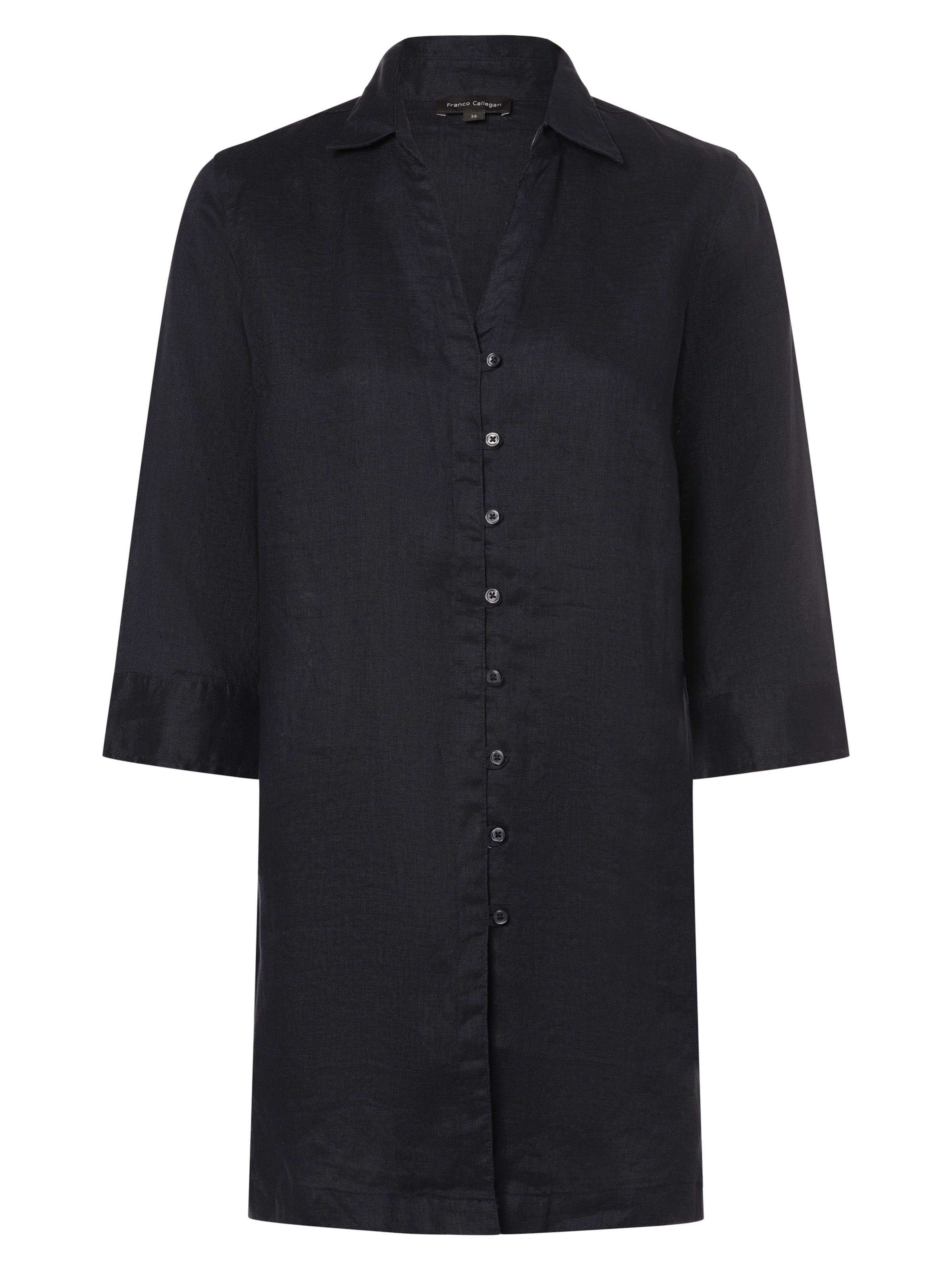 Franco Callegari Bluse in Schwarz: Vorderseite