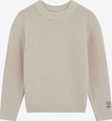Pull-over WE Fashion en beige : devant