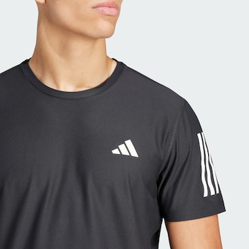 ADIDAS PERFORMANCE Functioneel shirt 'Own the Run' in Zwart