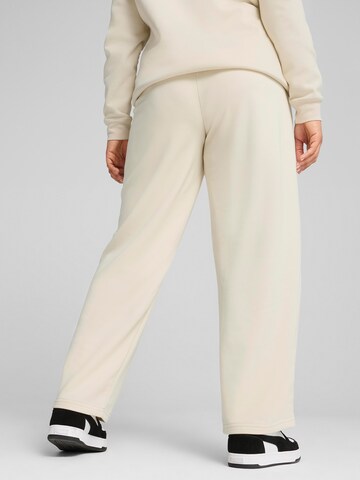 PUMA Loose fit Sports trousers 'ESS No. 1' in White
