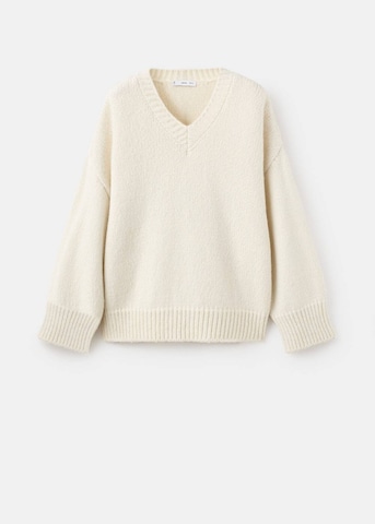 MANGO Sweater 'Juana' in Beige