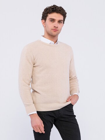 Basics and More Pullover 'Shaun' in Beige