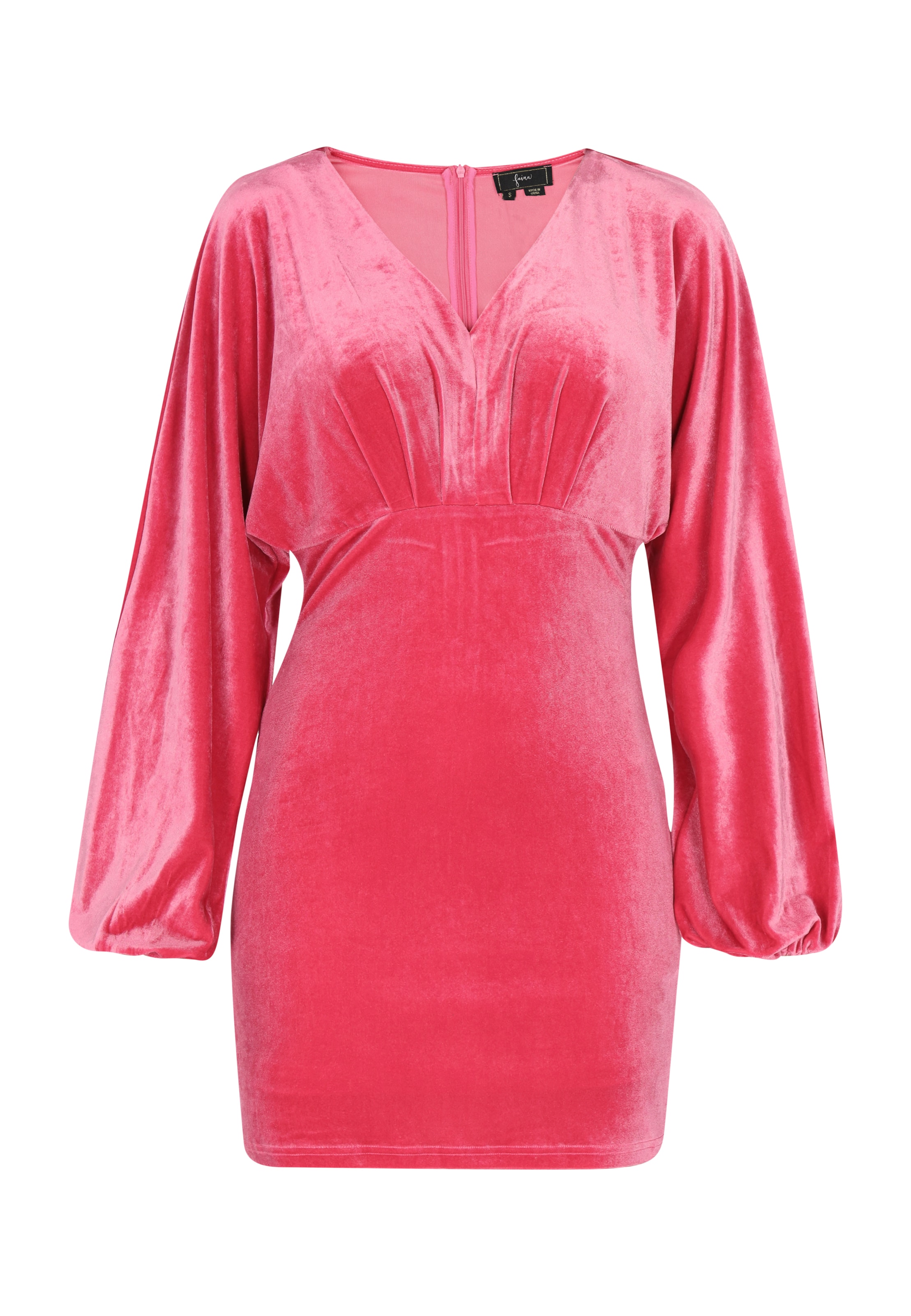 faina Koktejl obleka | roza barva: sprednja stran