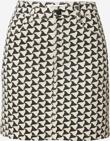 EDITED Skirt 'Fibi' in Beige: front