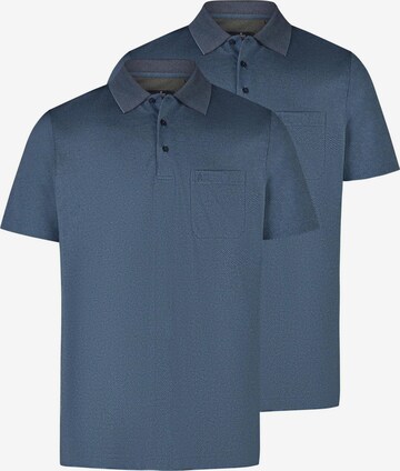 Ragman Shirt 'Basic' in Blue: front