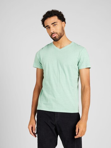 CAMP DAVID Shirt in Green: front