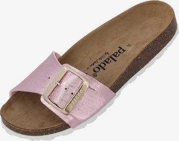 Palado by Sila Sahin Mules 'Malta EGS Caro' in Pink: front