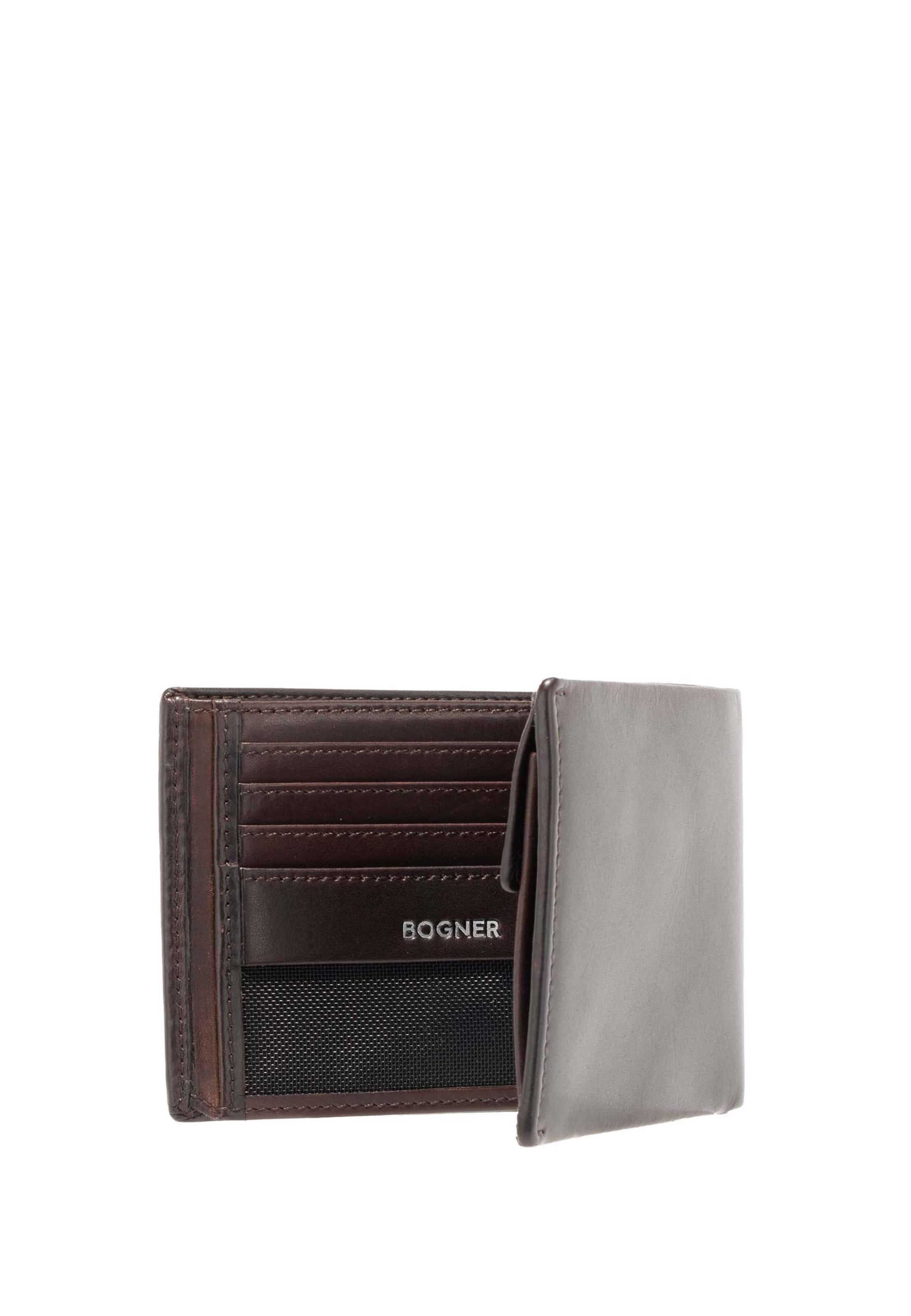 BOGNER Portemonnee 'Anchorage Ruben' in Bruin