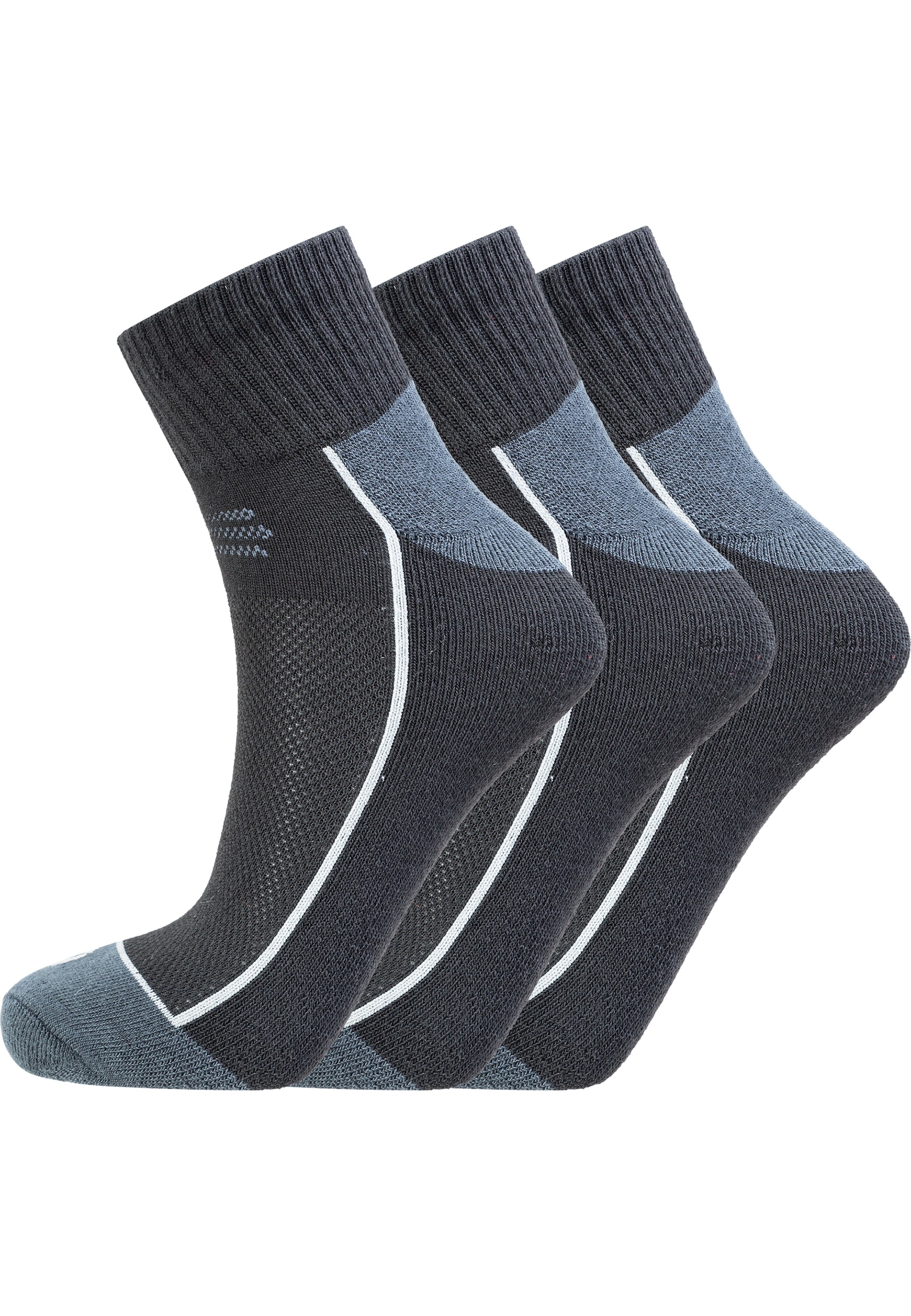 Virtus Athletic Socks in Black: front