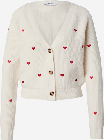 Cardigan 'Lana' ABOUT YOU en blanc : devant
