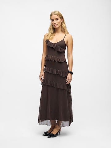 Robe 'OBJMedow' OBJECT en marron : devant