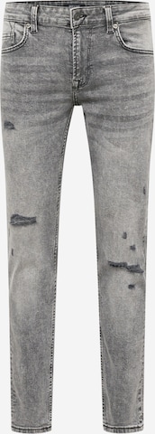 Only & Sons Slimfit Jeans 'Loom' in Grijs: voorkant