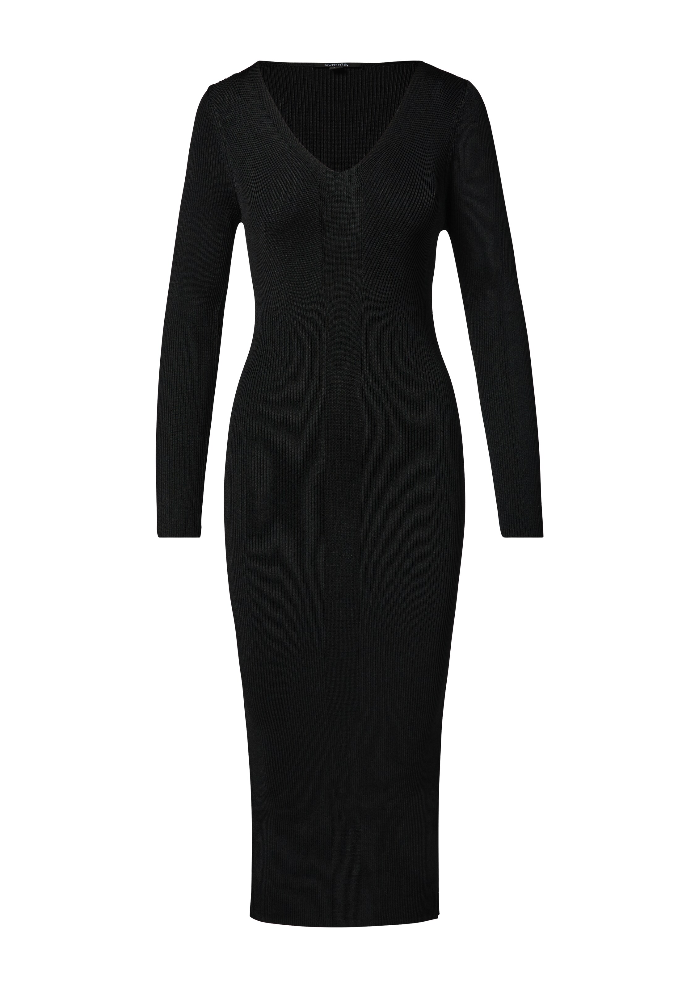COMMA Kleid in Schwarz: Vorderseite