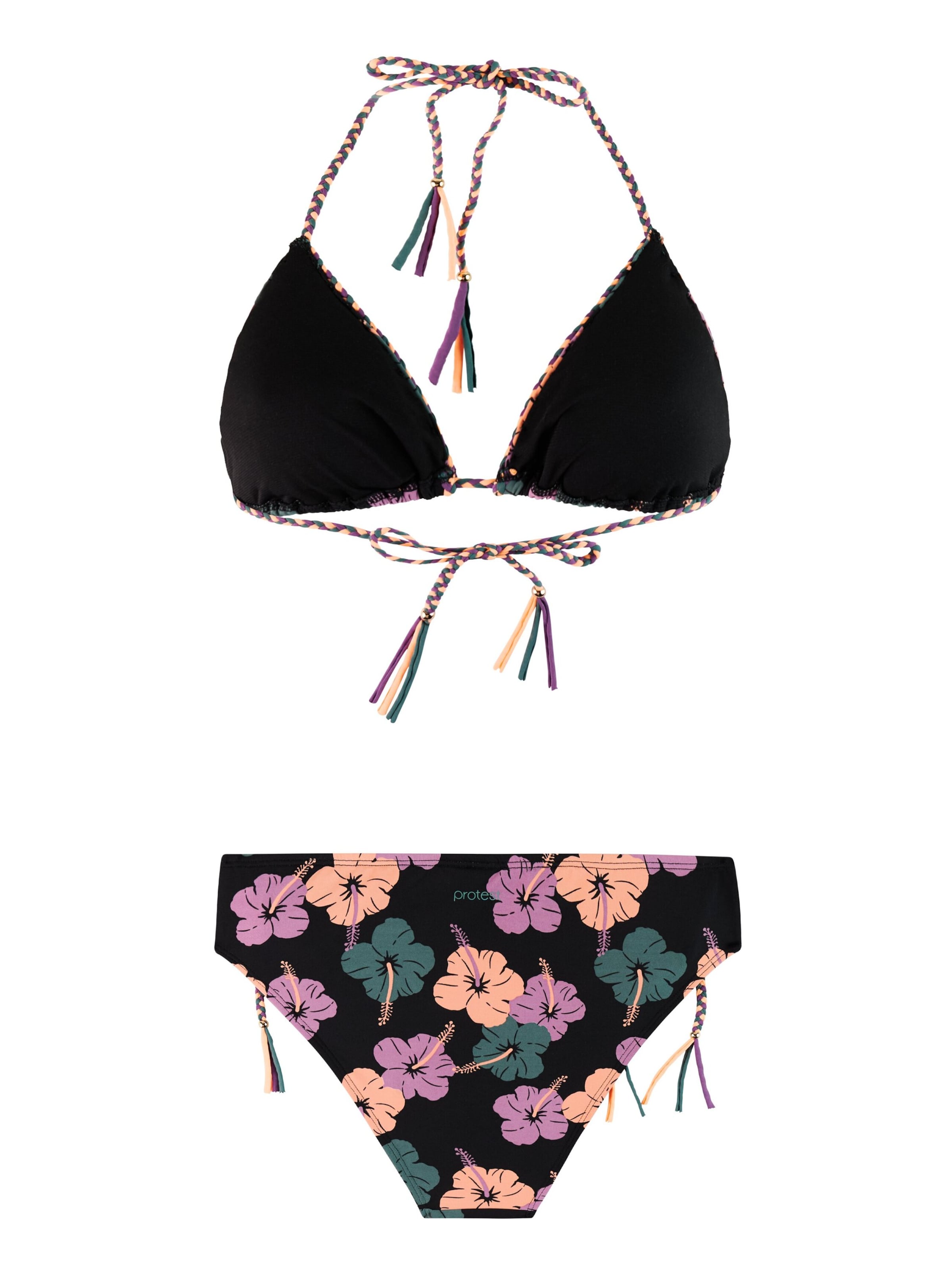 PROTEST Triangel Bikini 'PRTIsa' in Zwart