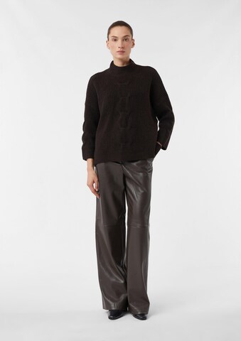 Regular Pantalon COMMA en marron