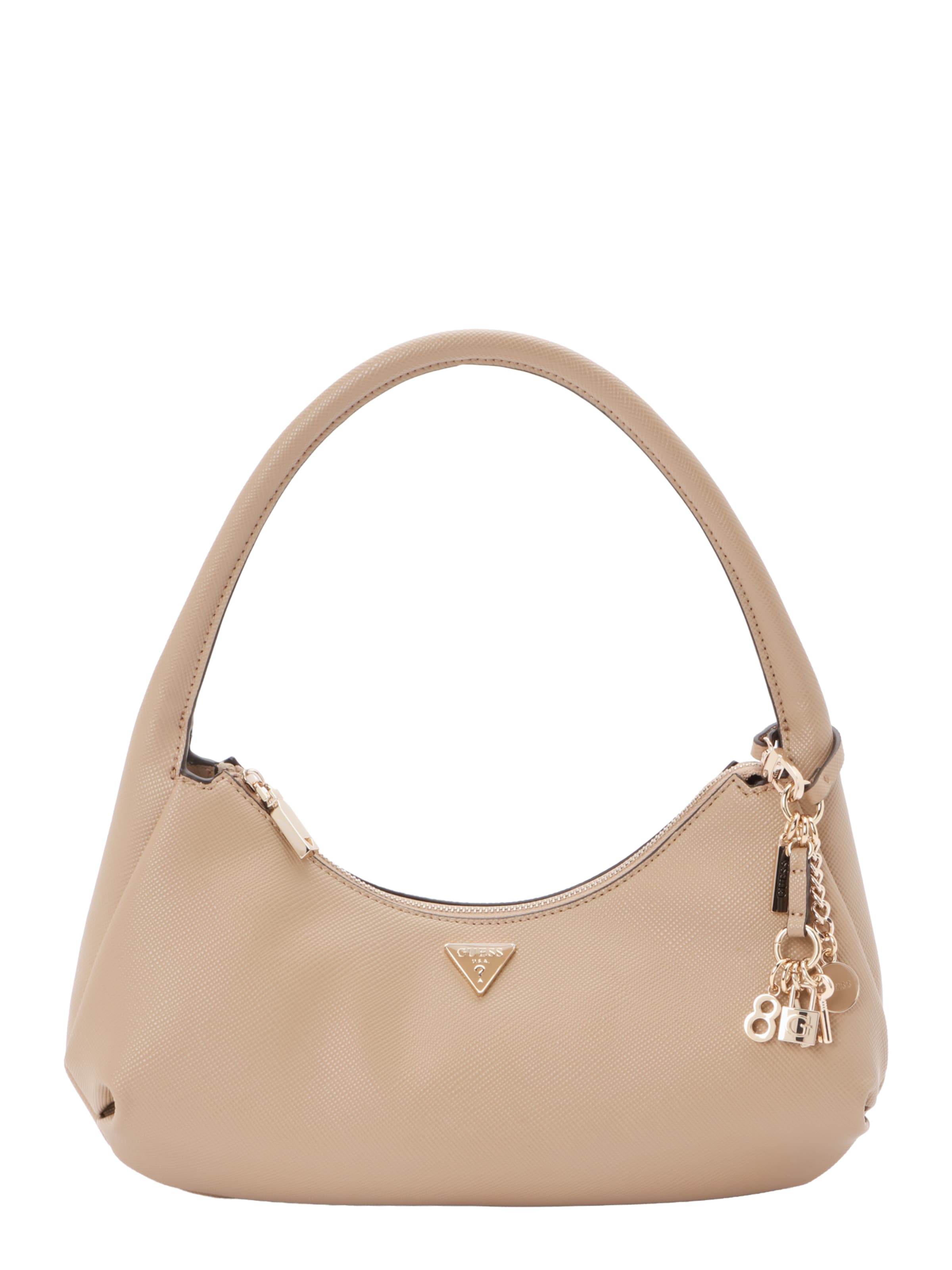 GUESS Olkalaukku 'GILDA' värissä beige: etupuoli