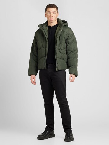 JACK & JONES Демисезонная куртка 'ELLIOT' в Зеленый