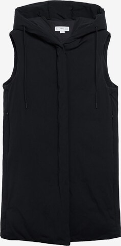 MANGO Vest 'Vall' in Black: front