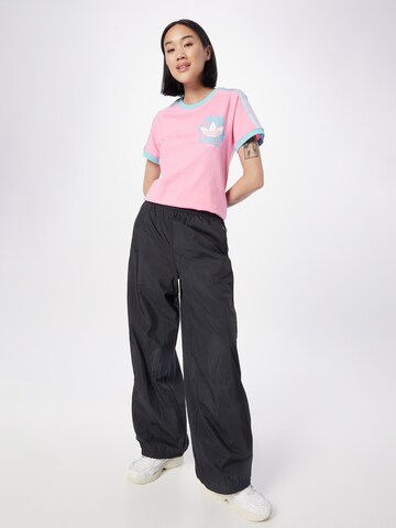 ADIDAS ORIGINALS Shirt 'Pride Rm 3-Stripes' in Pink