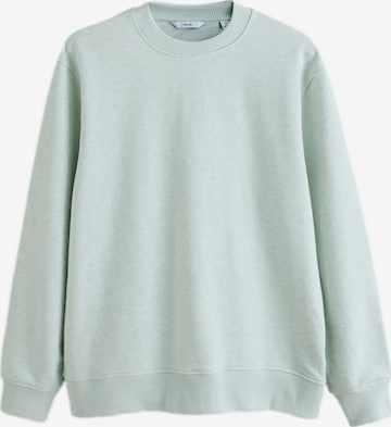 Bluză de molton de la Next pe verde: față