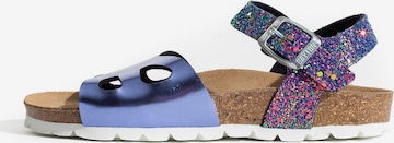 Sandalo di Bayton in blu: frontale