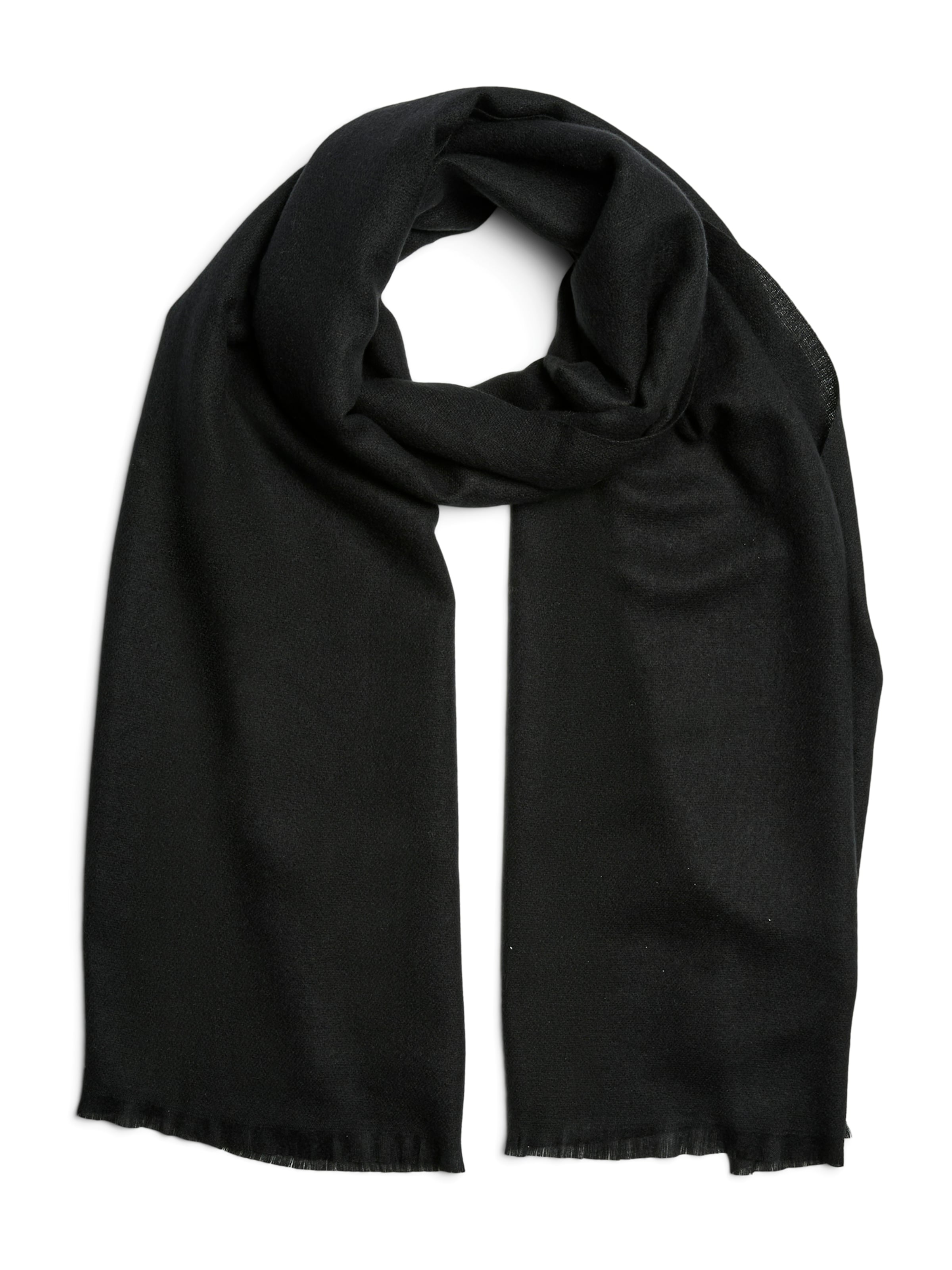 PIECES Halsduk 'PCJORNA' i svart: framsida